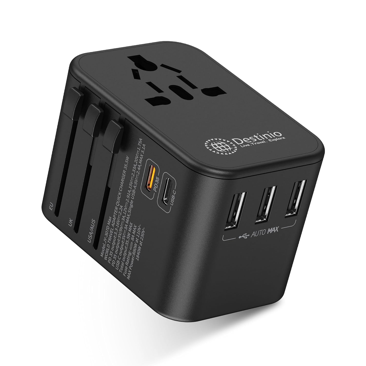 Portable Multi Port Plug